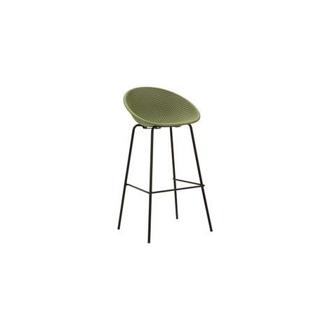 Lot de 2 tabourets de bar Ibiza vert (1/5)