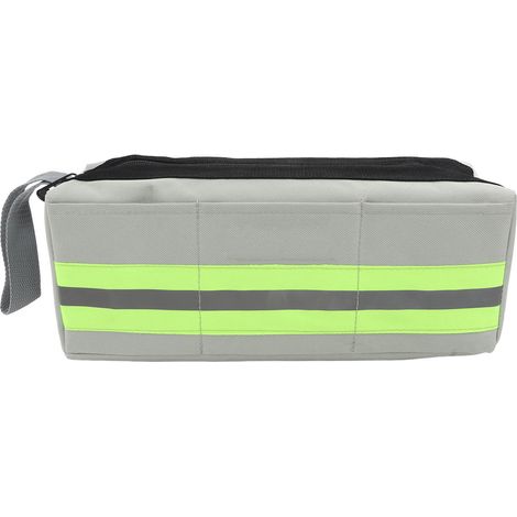 Sac de rangement outils avec bande réfléchissante, double couche en toile Oxford, poche à accessoires pour bricolage et rangement quincaillerie (1/5)