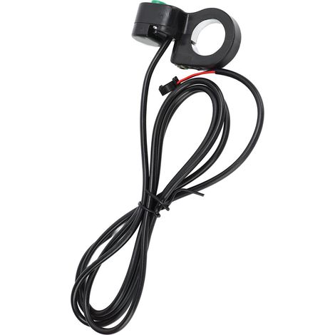 Schwarzer ABS-Touch-Hupenschalter, leicht austauschbar, für Elektrofahrräder und -roller. (1/5)