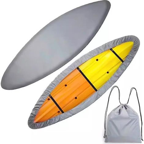 Funda para kayak para almacenamiento al aire libre，funda impermeable y antipolvo，de tela Oxford，resistente a la intemperie，para barcos de pesca (1/2)