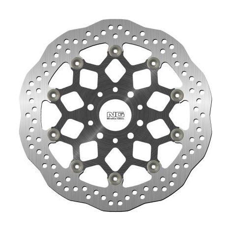 Disco de freno delantero NG para KTM Duke 790 '18-20 (300 x 52 x 5 mm) (5 orificios) con flotación ondulada (centro de aluminio).