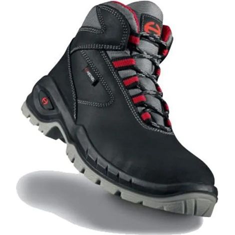 Heckel Moderne Sicherheitschuhe Schwarz und Grau