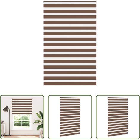 Doppelrollo -  Doppelrollo Braun 145x200 cm Stoffbreite 140,9 cm Polyester (1/5)