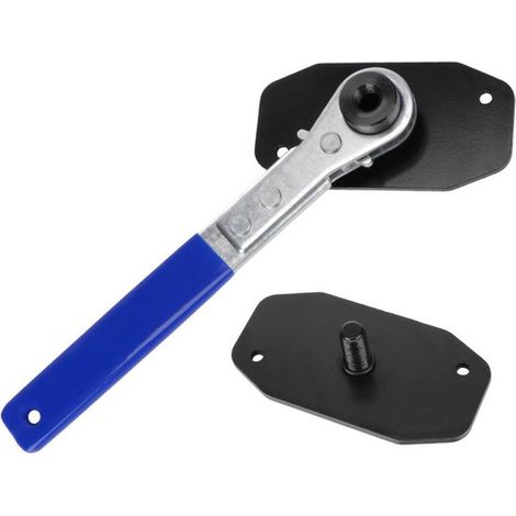 Attrezzo per la compressione della pinza freno, attrezzo per la pressatura della pinza freno con cricchetto rotante a 360°, attrezzo professionale per pistoni della pinza freno, divaricatore per pinze (1/5)