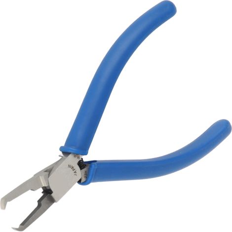 Alicates cortaalambres de 11,4 cm (4,5 pulgadas) con resorte de retorno, para alambre de cobre, hierro o resina de 1,5 mm de diámetro. (1/5)