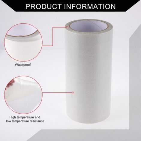 Bande adhésive réparation pour bâche tente anti-fuite Anti-déchirures pour camion camping-car PE 20cm x 8m Transparent (1/5)