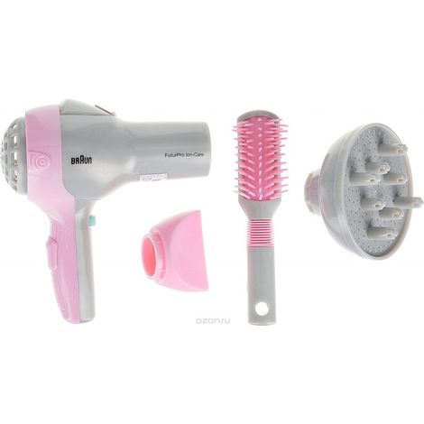 Braun Haartrockner mit Diffusor und Bürste