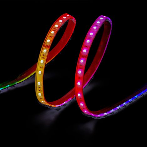 Klebeband LED RGB Selbstklebend 5m x 12mm 4,5W/m -20lm/W 24V DC, Wifi Tuya App