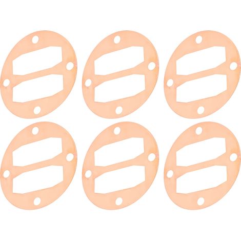 Lot de 10 joints d'étanchéité pour cylindre, plaque de cuivre, pour montage de pompe, pièce de rechange pour compresseur d'air, 51 mm