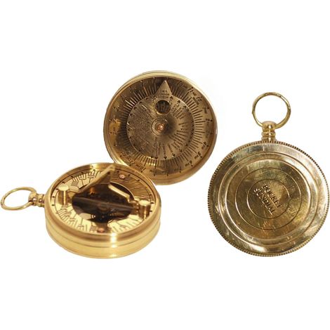 Signes Grimalt Decorazione nautica  Golden Clock 5x7x2cm 50477