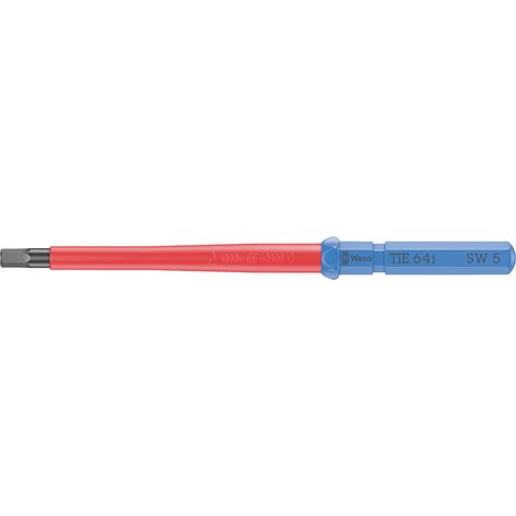Wera Kraftform Kompakt VDE 64 i 5,0 x 157 mm TIE Elektriker Innen-Sechskant Wechselklinge 5.0 mm (1/5)