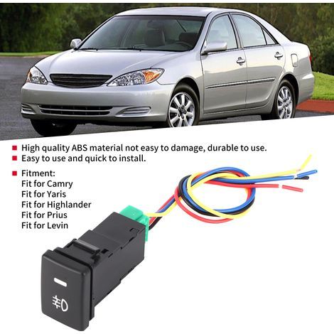 Bouton de Commande de Phares Antibrouillard avec Câble 33mm pour Camry/Yaris/Highlander/Prius/Levin (1/5)