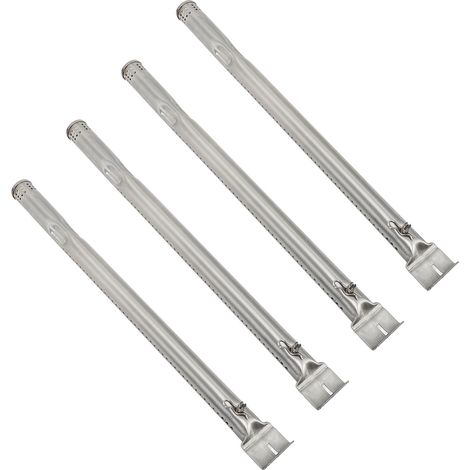 Lot de 4 tubes de brûleur à gaz en acier inoxydable universel haute résistance pour barbecue (1/5)