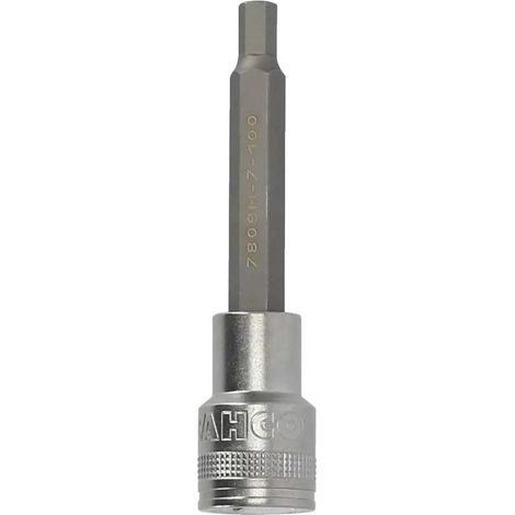 Llave de vaso bahco bi-hexagon 6mm alcance largo cromo (1/2)