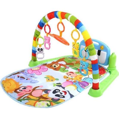 1 Tapis de jeux piano, plastique, éveil musical, gymnastique, bébé 0-18 mois (1/4)