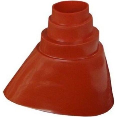 Manchon en Caoutchouc rouge pour mât de diamètre 48-60mm – toit, tuile