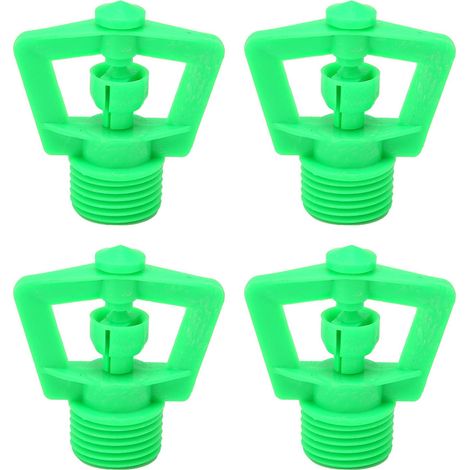 Lot de 10 arroseurs rotatifs à 360° avec filetage mâle G1/2 pour l'irrigation de jardin et de pelouse (1/5)