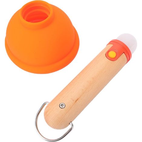 Veilleuse à Piston, Lampe de Chevet en Silicone Rechargeable (1/5)