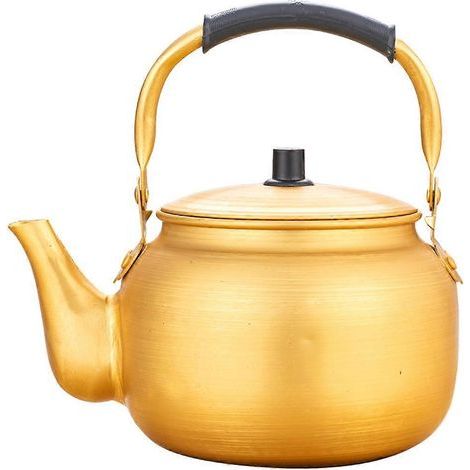 Bouilloire de cuisine, petite bouilloire en aluminium épais, bouilloire multifonctionnelle-17.00X11.00X11.00CM-Golden (1/2)