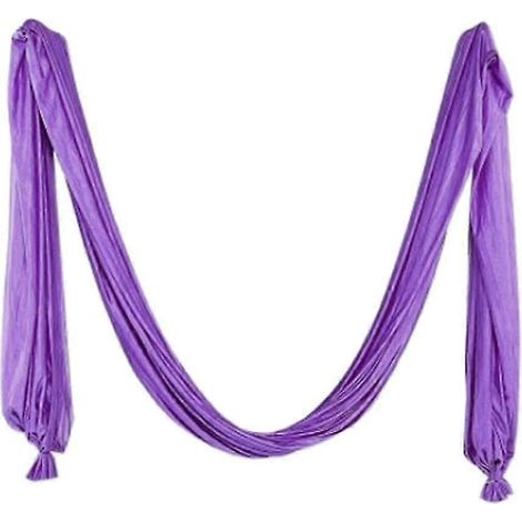 Câble de yoga aérien flexible de 5 mètres de long, compatible avec les hamacs de yoga et l'entraînement Pilates, violet. (1/5)