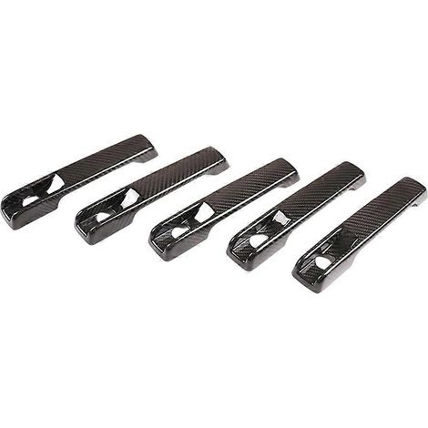 Ensemble de 5 autocollants décoratifs en fibre de carbone véritable pour poignées de porte extérieures, adaptés aux modèles Mercedes-Benz Classe G W465 G63 G55 G500 G550 2025-2026. (1/5)