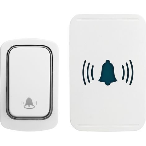 Sonnette intelligente WiFi IP54 étanche 5 niveaux Volume 2.4G WIFI LED sonnette sans fil (1/5)
