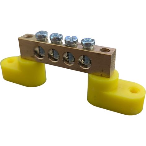 Bloque de Terminales Amarillo TS-0609B 8x12 125A