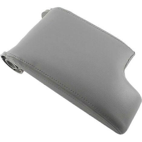 Couvercle d'accoudoir en cuir gris pour BMW Série 3 E46 (1998-2006) (1/5)