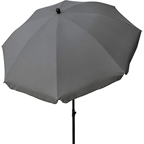 Ombrellone Aktive Garden grigio 240 cm di diametro (1/4)