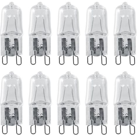 Ampoule G9 - Écologique - 10 pièces - Blanc chaud - 40W - Halogène - 3000 heures de vie (1/4)