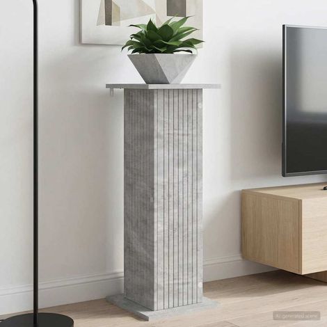 Soporte de plantas Gris Hormigón 30,5 x 30 x 80,5 cm
