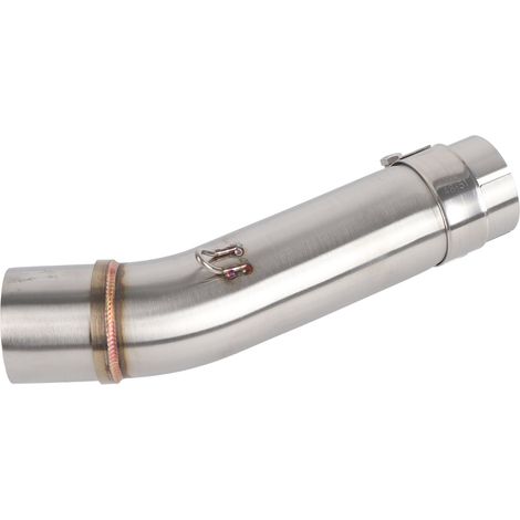 Tubo de enlace intermedio de escape para modificación de motocicleta CB400, acero inoxidable, 48-51/51 mm (1/4)