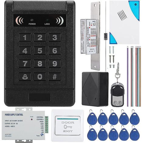 Système de contrôle d'accès par carte RFID et mot de passe pour la sécurité du domicile (1/4)