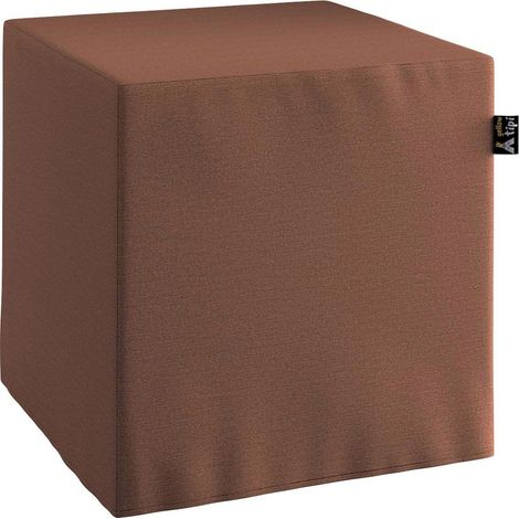 Pouf cube Happiness - Brun (1/2)