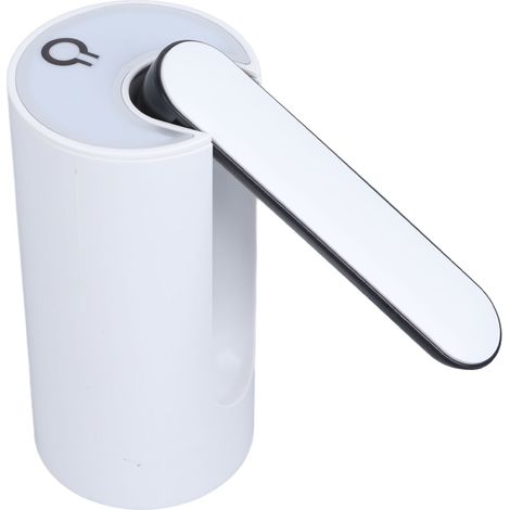 Wasserflaschenpumpe, weißer Trinkwasserspender, faltbar, Ein-Knopf-Bedienung, tragbarer elektrischer Wasserspender (1/5)