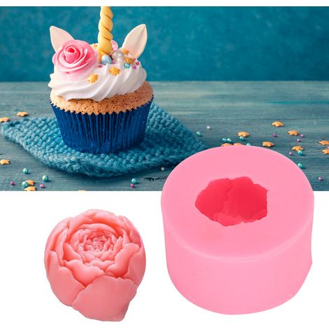 3 Moules en Silicone pour Bougies et Savons en Forme de Fleurs - Kit DIY Artisanat Créatif (1/5)