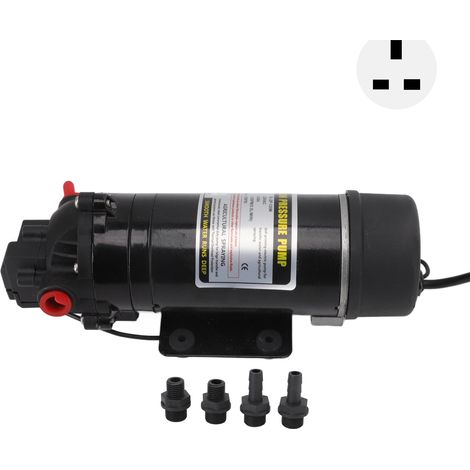 Mini-pompe électrique à membrane, pompe de pulvérisateur G3/8 filetage femelle pour irrigation agricole, prise UK 220V (1/5)