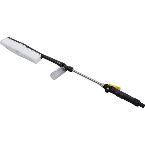 Hochdruck-Gartenschlauch G3/4 für Autowäsche, Schaumstoffbürste mit weichen Borsten, langer Griff, Gartengerät, Pflanzenbewässerung, Reinigungsset (2er-Set) (1/5)