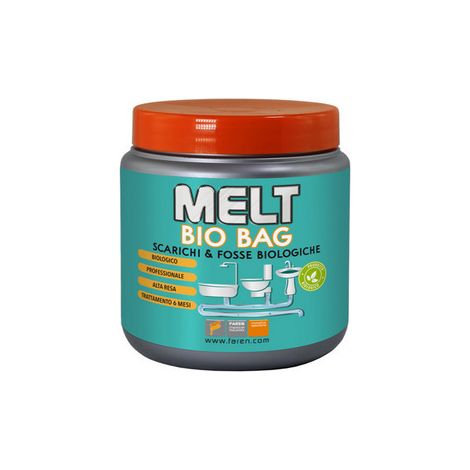 DISGORGANTE IN POLVERE MELT BIO BAG- 6 bustine da 50 gr- FAREN- pezzi 1 (1/2)