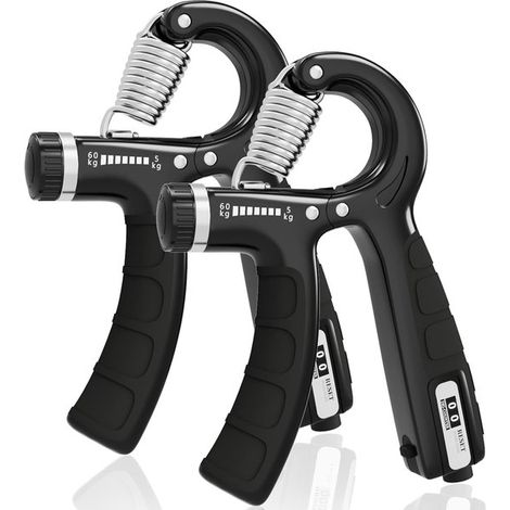 Set per allenamento di mani e avambracci, maniglie da 5 a 60 kg, attrezzo per allenamento di mani e avambracci, allenamento della forza di presa (1/2)