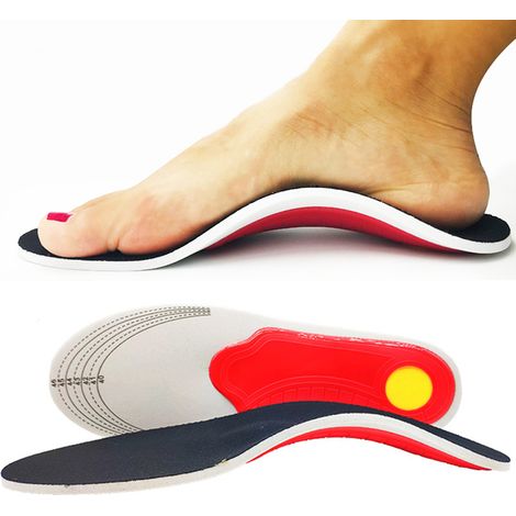 Semelles orthopédiques amortissantes pour pieds cambrés soulagent la pression exercée lors de l'entraînement zV (1/5)