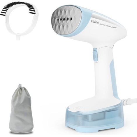 Calor – Défroisseur vapeur 1300W – Débit vapeur 20g/min – Tête pliable exclusive – Prêt en 15 secondes – Pochette de transport incluse - DT3041C0
