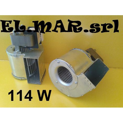 Ventilatore Centrifugo 114 W 230 V Monofase aspirazione doppia