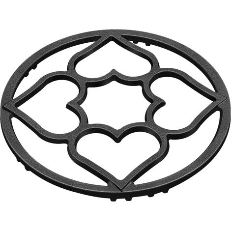 Adaptateur de support pour wok, anneau pour wok, 19 cm, portable, résistant à la chaleur, idéal pour l'intérieur et l'extérieur, le camping, la friture, la cafetière, la petite casserole, la (1/5)