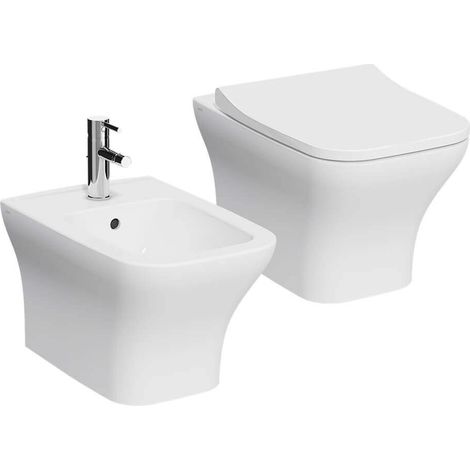 Sanitari sospesi Vitra MIa Square wc rimless e bidet (1/5)