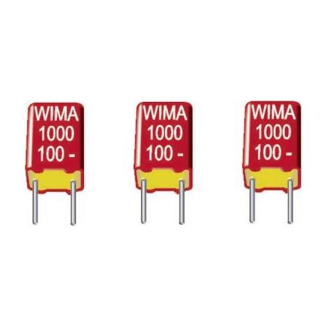Wima FKS 3 0,1uF 5% 250V RM15 1 pc(s) Condensateurs à film FKS sortie radiale 0.1 µF 250 V/DC 5 % 15 mm (L x l x H) 18 x 8 x 15 mm S802881 (1/2)