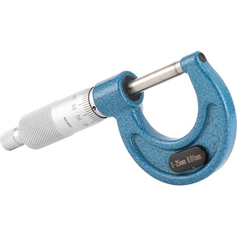 Dispositif de verrouillage pour la mesure du diamètre extérieur d'une spirale en acier au carbone, avec échelle laser micrométrique de 0 à 25 mm (1/5)