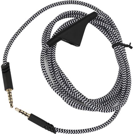 Ersatz-Verlängerungskabel aus geflochtenem Material für Astro A10 A40 A40TR Gaming-Headsets mit Lautstärkeregelung (1/5)