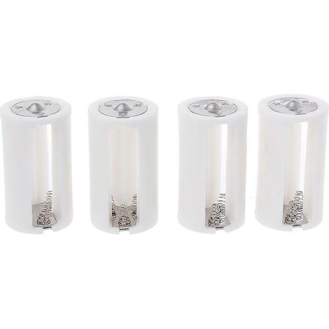 Boîtier de Rangement Transparent Portable pour Piles AA à D - Étui de Protection