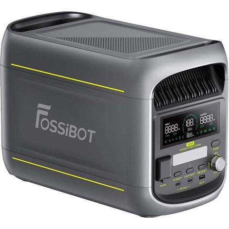 FOSSiBOT F1200 Stazione elettrica portatile 1024Wh, Generatore solare 2000W Centrale elettrica per esterni Viaggio, Campeggio RV